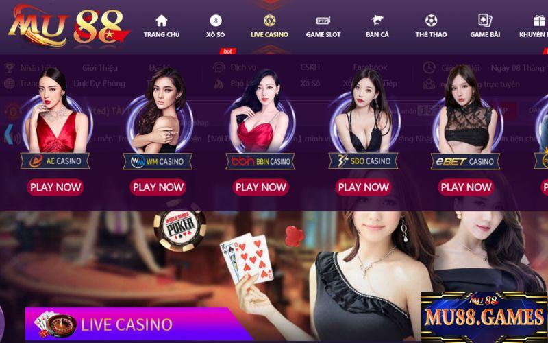 Tại sao nên giải trí cùng Casino Mu88?